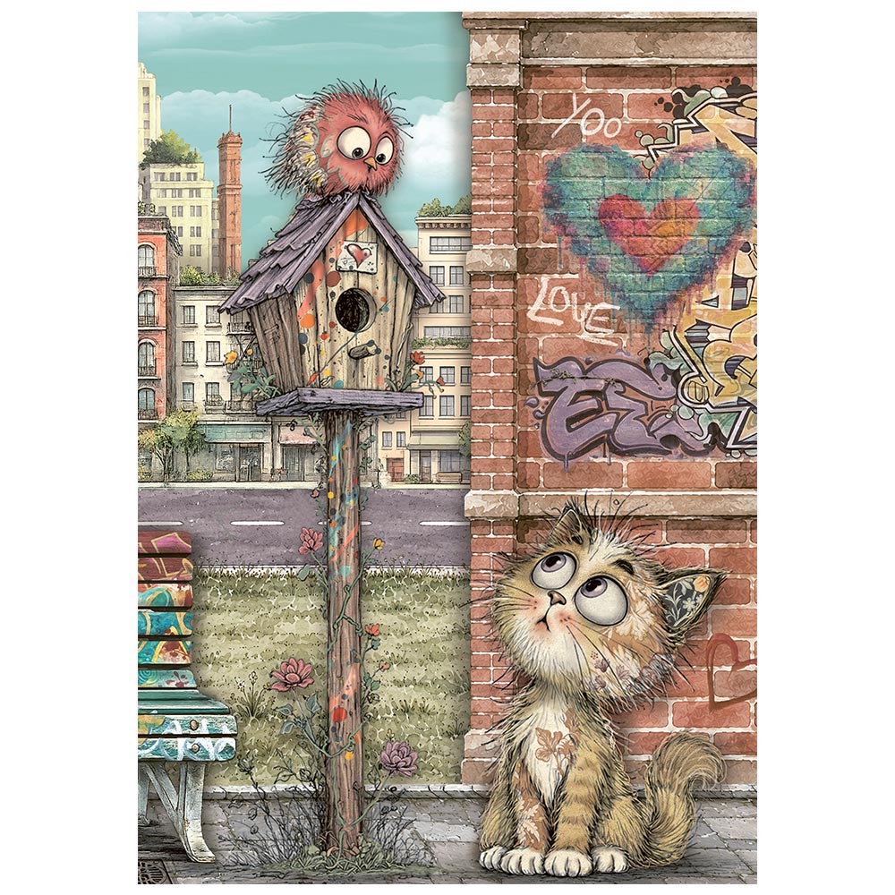 Stamperia Furry Friends 2 A6 Mini Rice Paper Selection (8pcs) by Antonis Tzanidakis