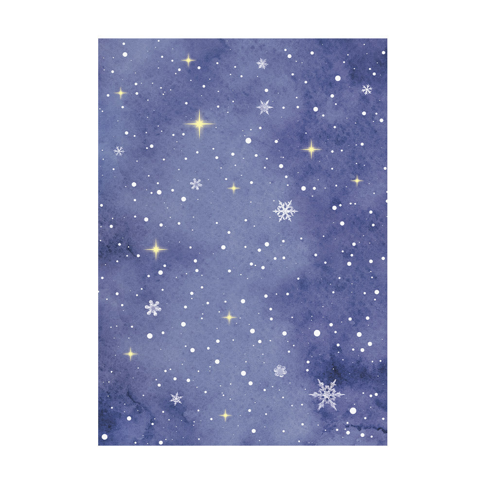 Stamperia Selection of 8 A6 Rice Paper Backgrounds Christmas Greetings