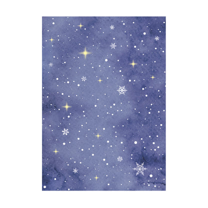 Stamperia Selection of 8 A6 Rice Paper Backgrounds Christmas Greetings