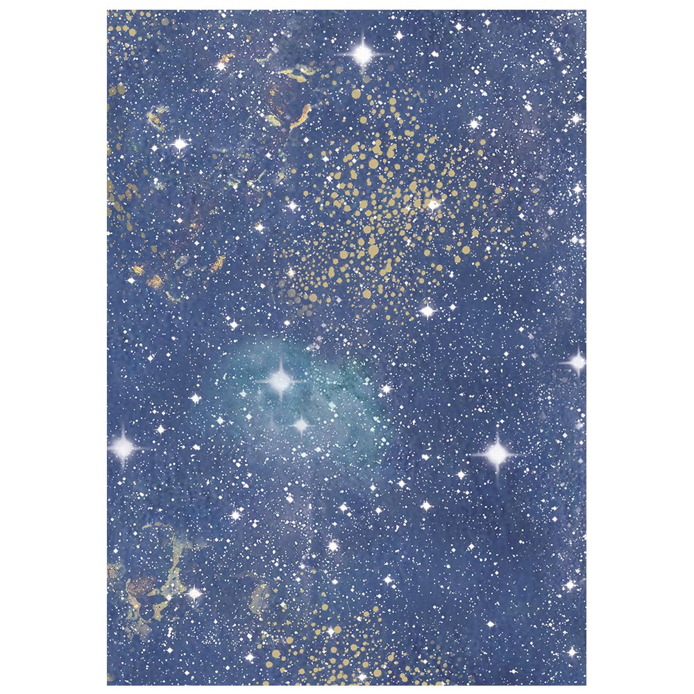 Stamperia Cosmos A6 Rice Paper Backgrounds Selection (8pcs) by Cristina Radovan