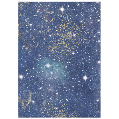 Stamperia Cosmos A6 Rice Paper Backgrounds Selection (8pcs) by Cristina Radovan