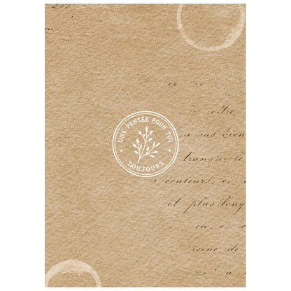 Stamperia Flowers and Poems A6 Rice Paper Backgrounds Selection (8pcs)