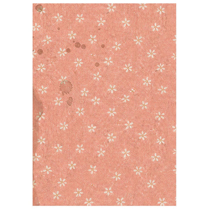 Stamperia CozyFamily A6 Rice Paper Backgrounds Selection (8pcs)