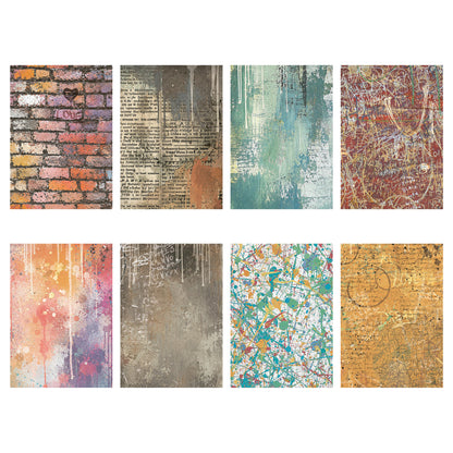 Stamperia Furry Friends 2 A6 Rice Paper Backgrounds Selection (8pcs) by Antonis Tzanidakis Preorder*