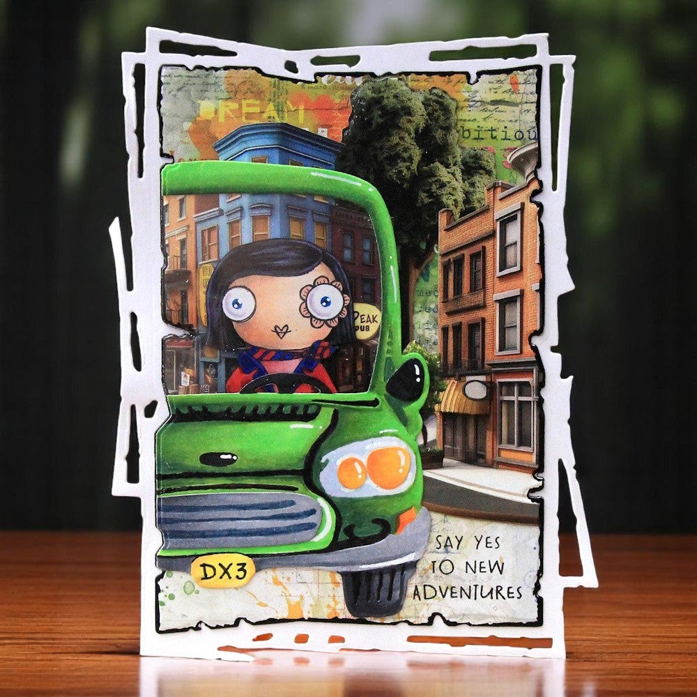 #422 - A7 Clear Stamp Set - Fly Free