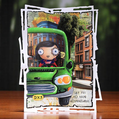 #422 - A7 Clear Stamp Set - Fly Free