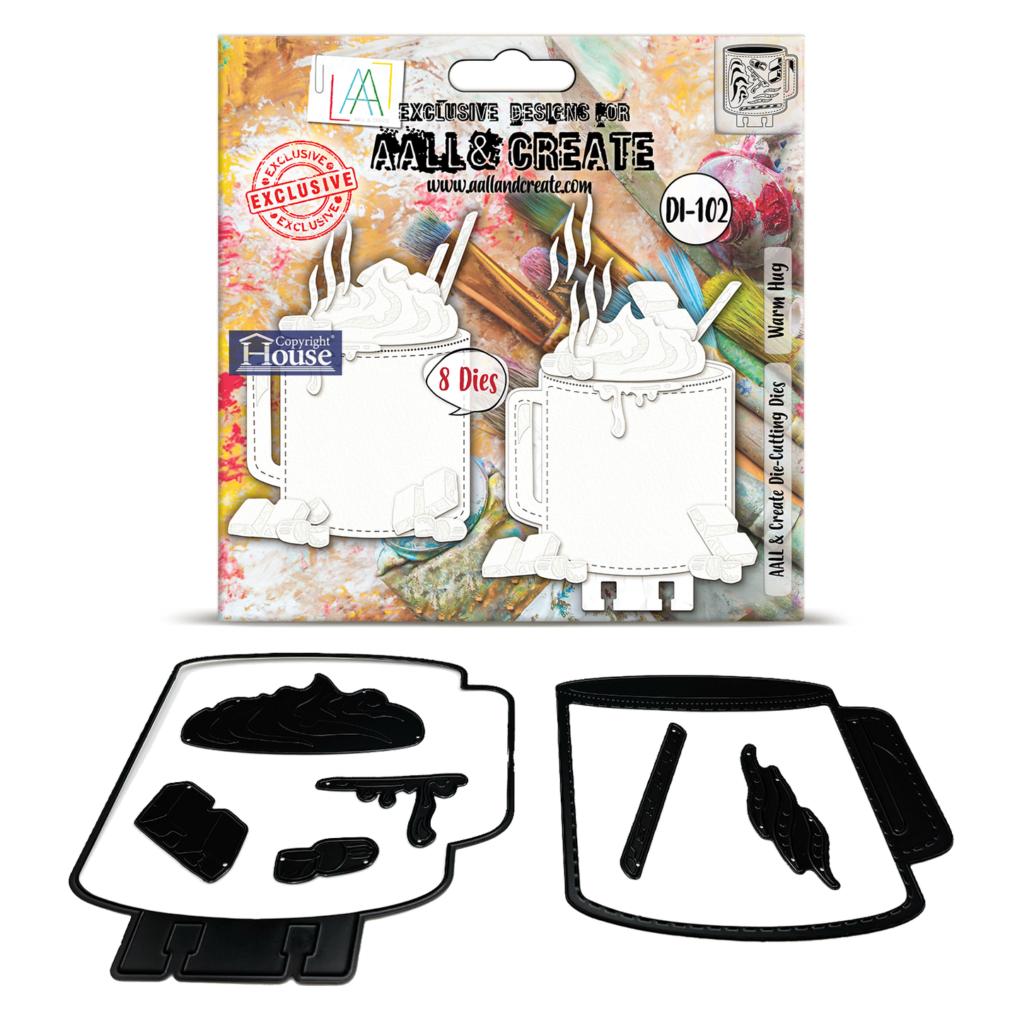 DI-102 - Die-Cutting Die Set - Warm Hug