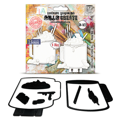 DI-102 - Die-Cutting Die Set - Warm Hug
