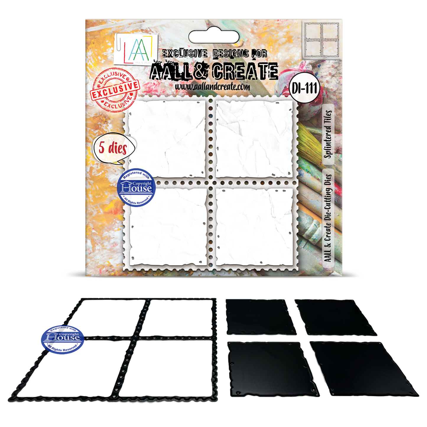 DI-111 - Die-Cutting Die Set - Splintered Tiles