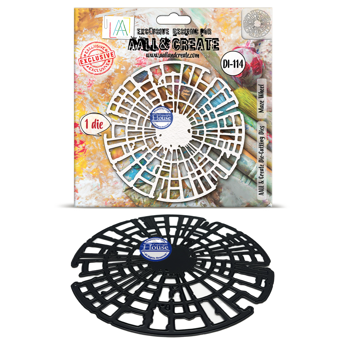 Autour de Mwa Stencil + Matching Cutting-Die