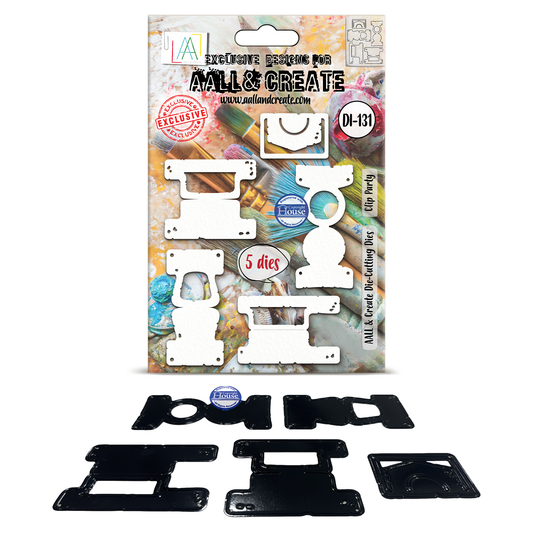 DI-131 - Die-Cutting Die Set - Clip Party