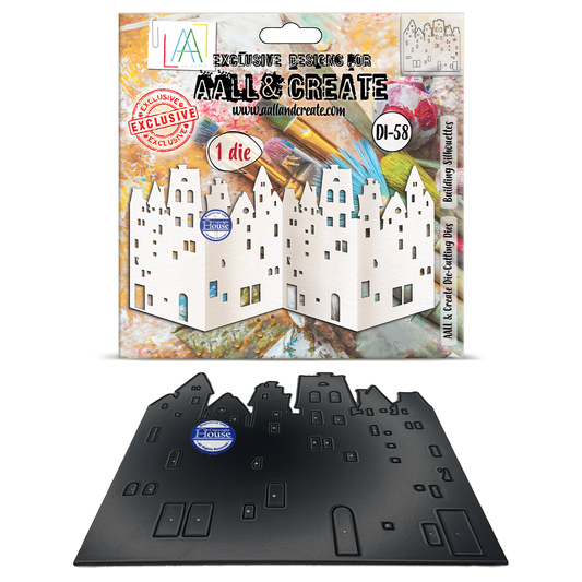 DI-58 - Die-Cutting Die Set - Building Silhouettes