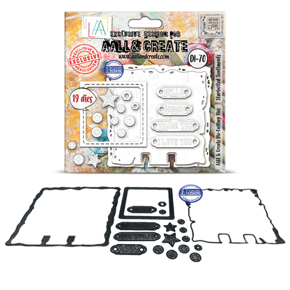 DI-70 - MemoryDex Die-Cutting Die Set - Starbolted Sentiments