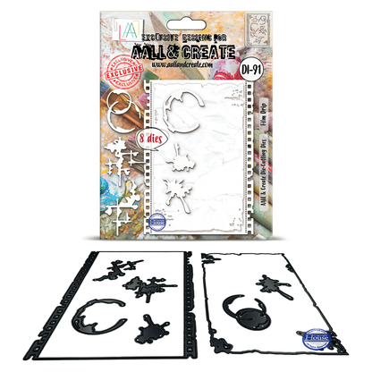 DI-91 -  Die-Cutting Die Set - Film Drip