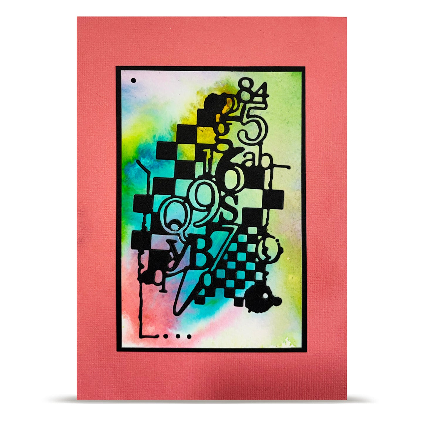 DI-22 - Die-Cutting Die Set - Checkered Figures