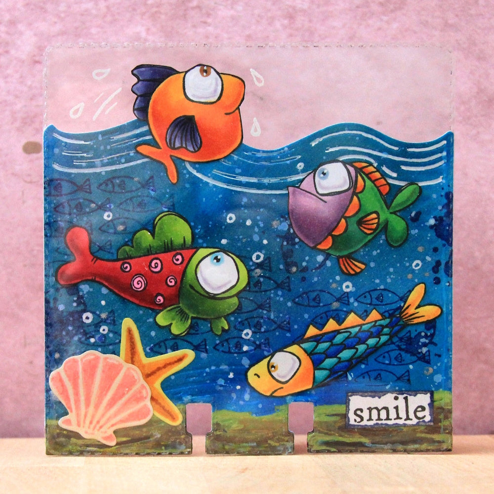 TP-1038 - A6 Stamp - Fish Tank