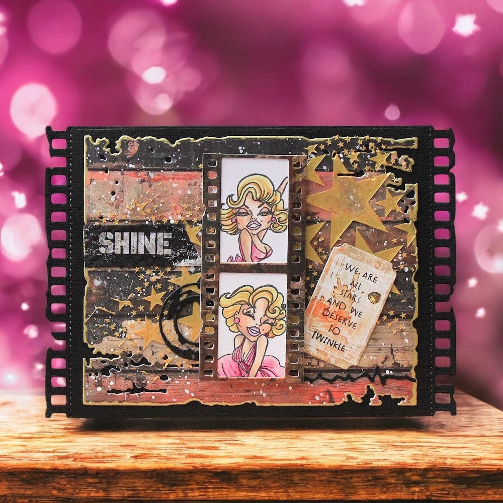 #475 - A7 Clear Stamp Set - Marilyn