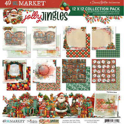49 And Market Jolly Jingles - 12 x12 Collection Pack