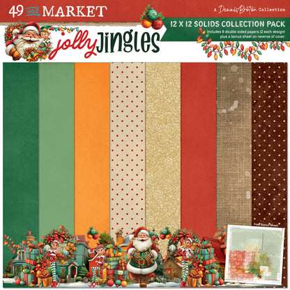 49 And Market Jolly Jingles - 12 x12 Solids Collection Pack