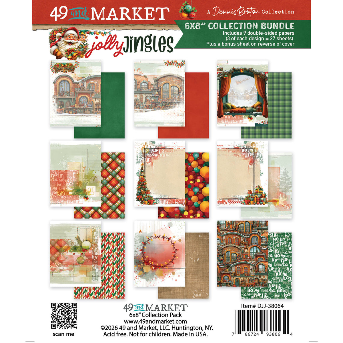 49 And Market Jolly Jingles - 6 x 8 Collection Pack