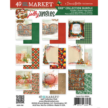 49 And Market Jolly Jingles - 6 x 8 Collection Pack