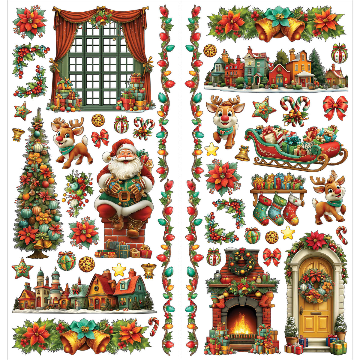 49 And Market Jolly Jingles Laser Cut Elements