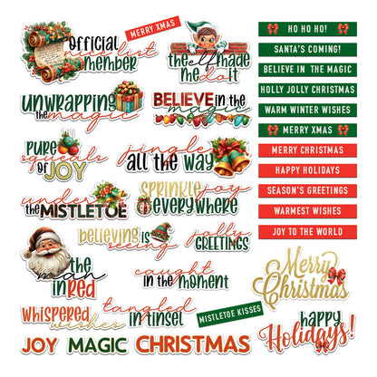 49 And Market Jolly Jingles Chipboard Set