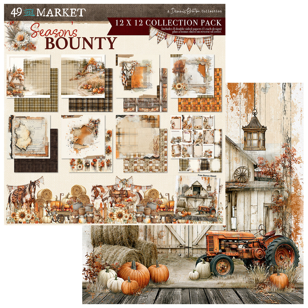 49 And Market Season's Bounty - 12 x12 Collection Pack
