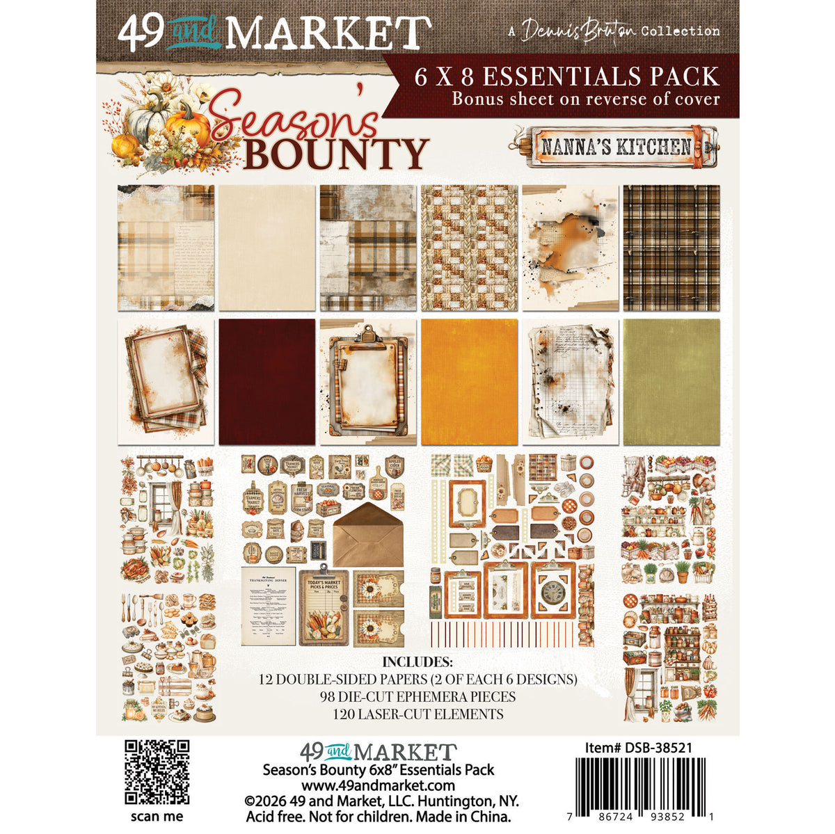49 And Market Season's Bounty 6x8 Essentials Pack