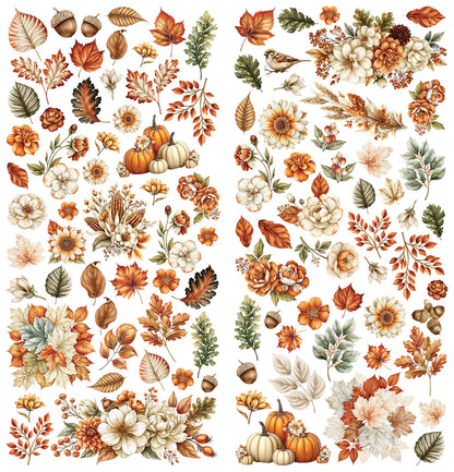 49 And Market Season's Bounty Laser Cut Wildflowers
