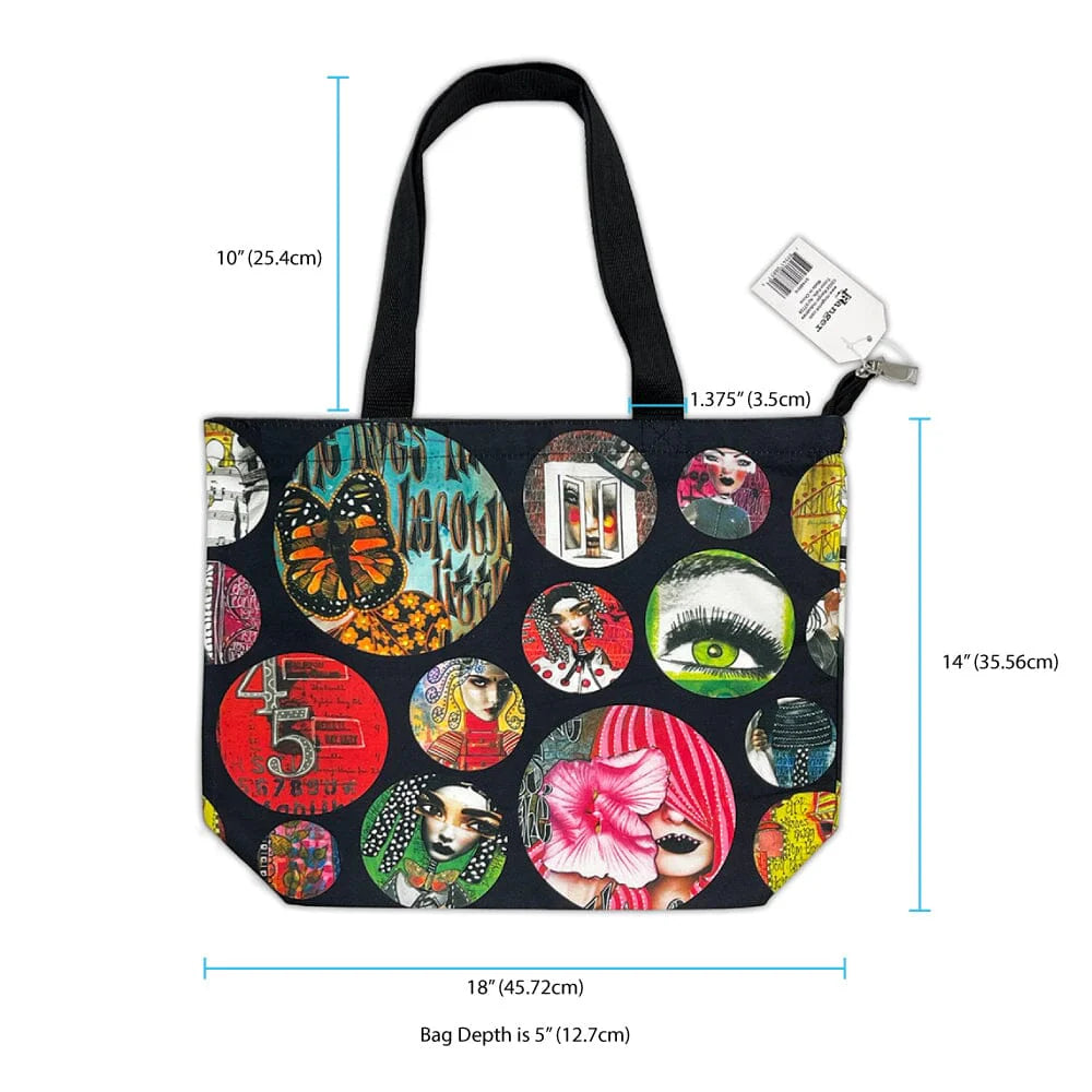 Ranger Dylusions Zipper Tote Bag