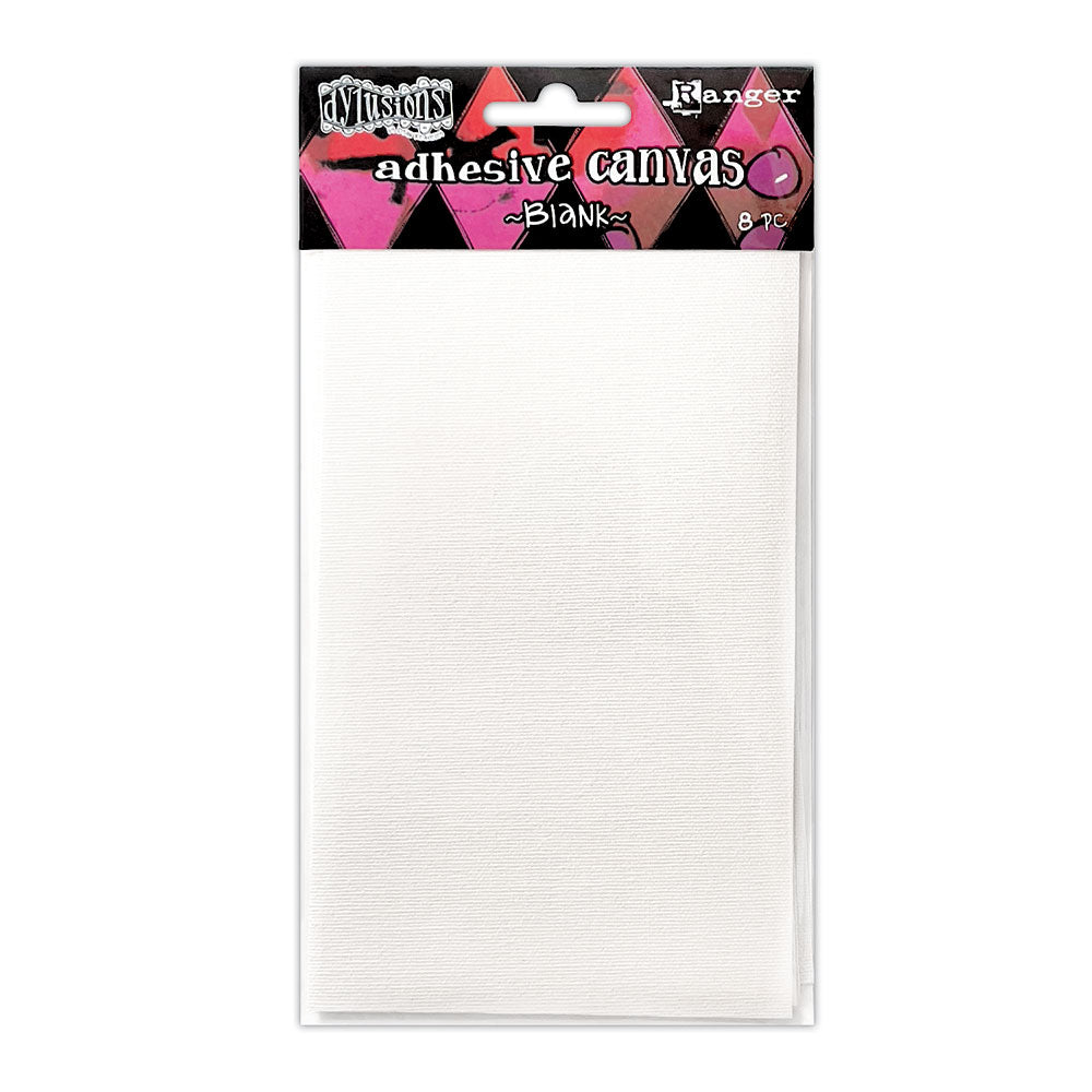 Ranger Dylusions Canvas, Blank Adhesive 6 x 3.5 (8 Pack)