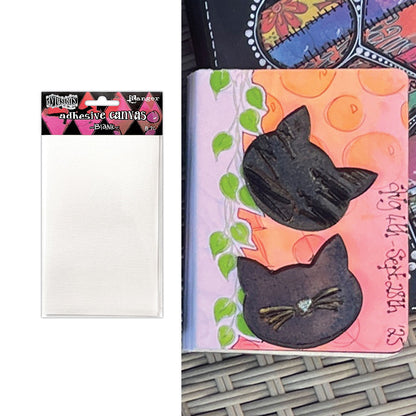 Ranger Dylusions Canvas, Blank Adhesive 6 x 3.5 (8 Pack)