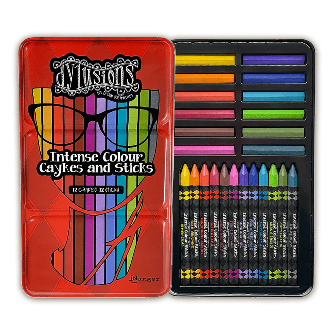 Ranger Dylusions Intense Colour Caykes & Sticks, Set 1