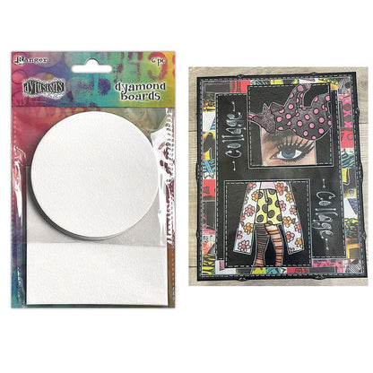 Ranger Dylusions Dyamond Boards Large - Circles & Squares