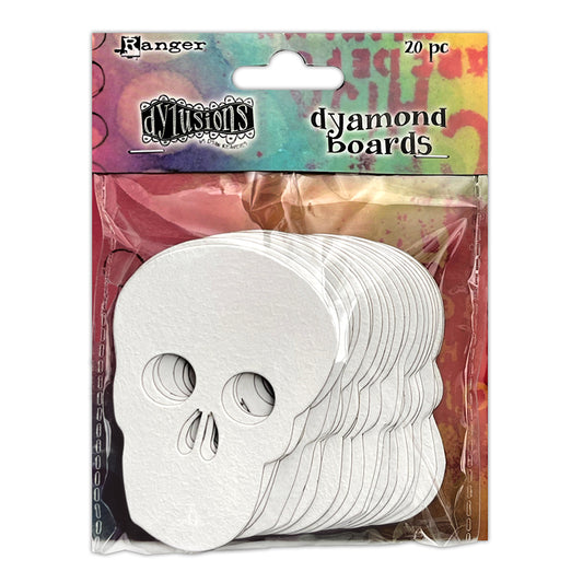 Ranger Dylusions Dyamond Boards Small - Skulls, 20pc