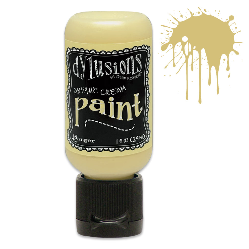 Ranger Dylusions Paint - Antique Cream
