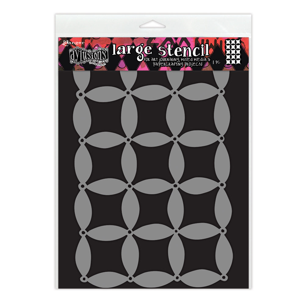 Ranger Dyan Reaveley Dylusions Stencil - Outer Peace, Large