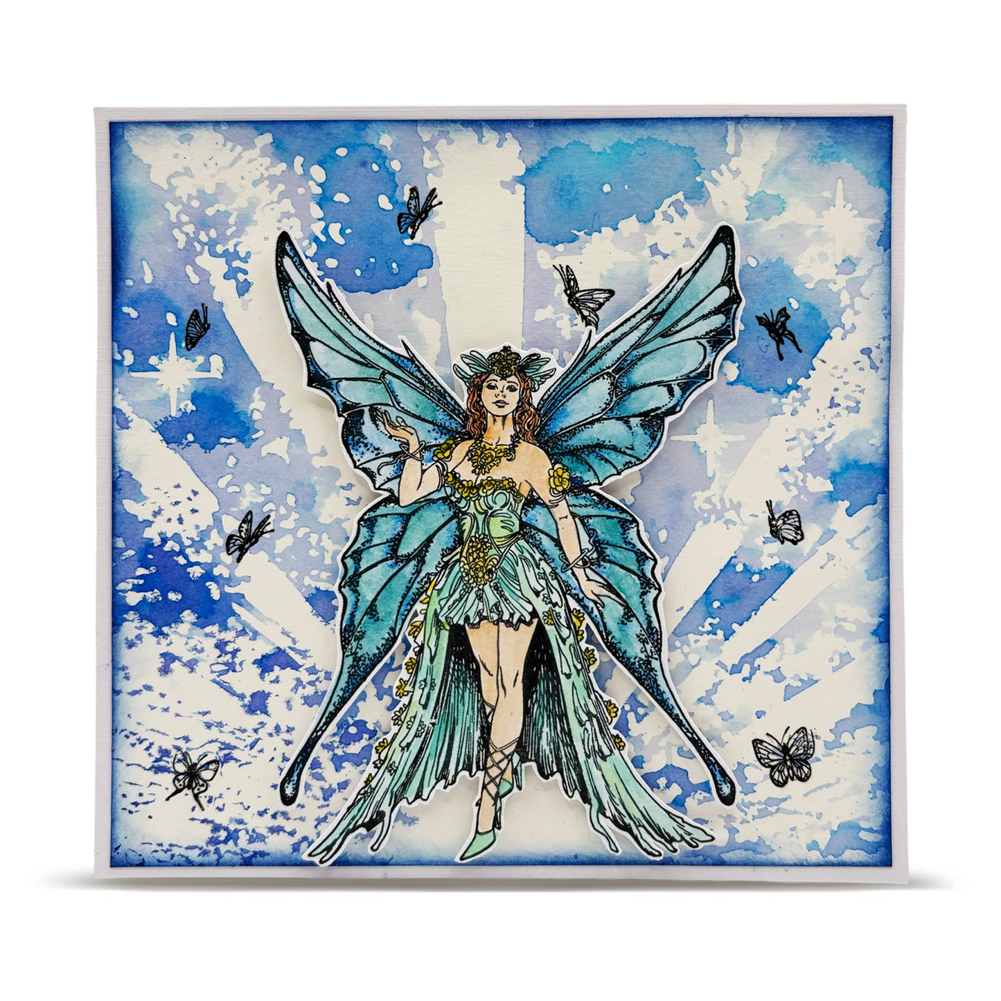 #1101 - A6 Stamp Set - Fairy Queen Of Hearts
