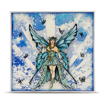 #1101 - A6 Stamp Set - Fairy Queen Of Hearts