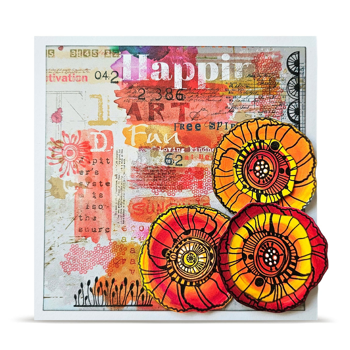TP-1478 - A6 Stamp Sets - Graphic Coquelicots