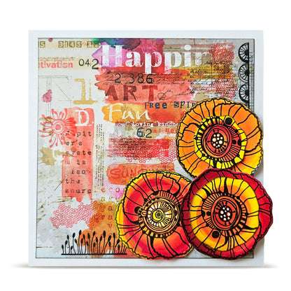 TP-1478 - A6 Stamp Sets - Graphic Coquelicots