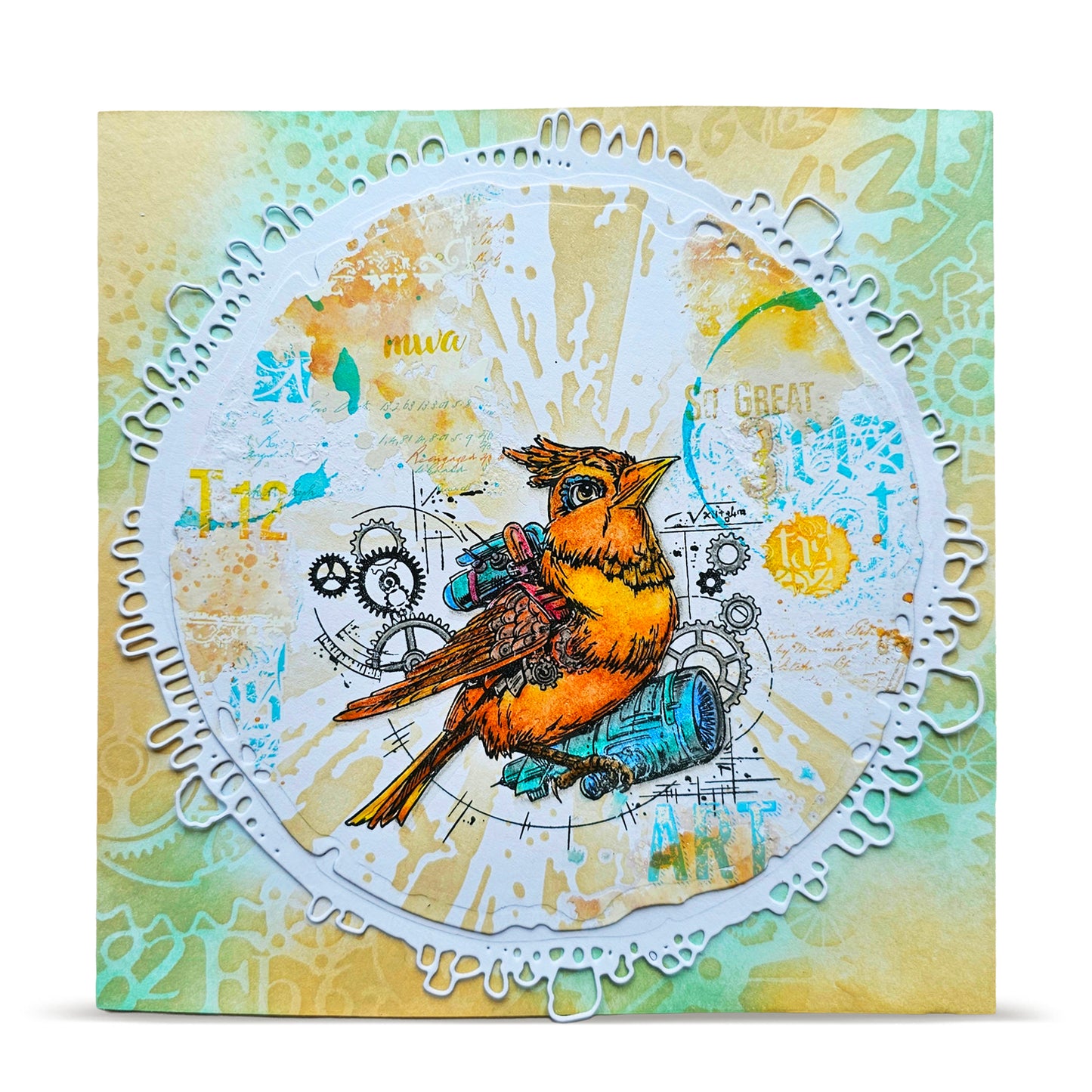 RO-2 - A5 Rub-Ons - Teal Dreams