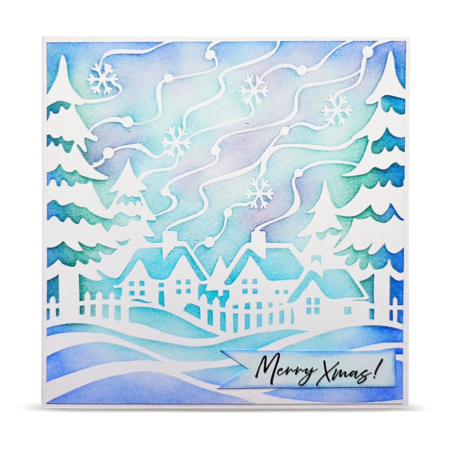 PC-272 - 6x6 (inch) Stencil - Winter Quiet