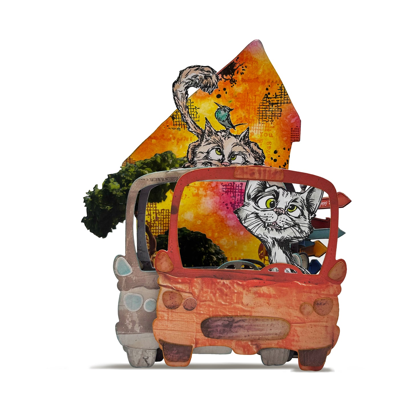 #DI-99 - Die-Cutting Die Set - Topsy-Turvy Home