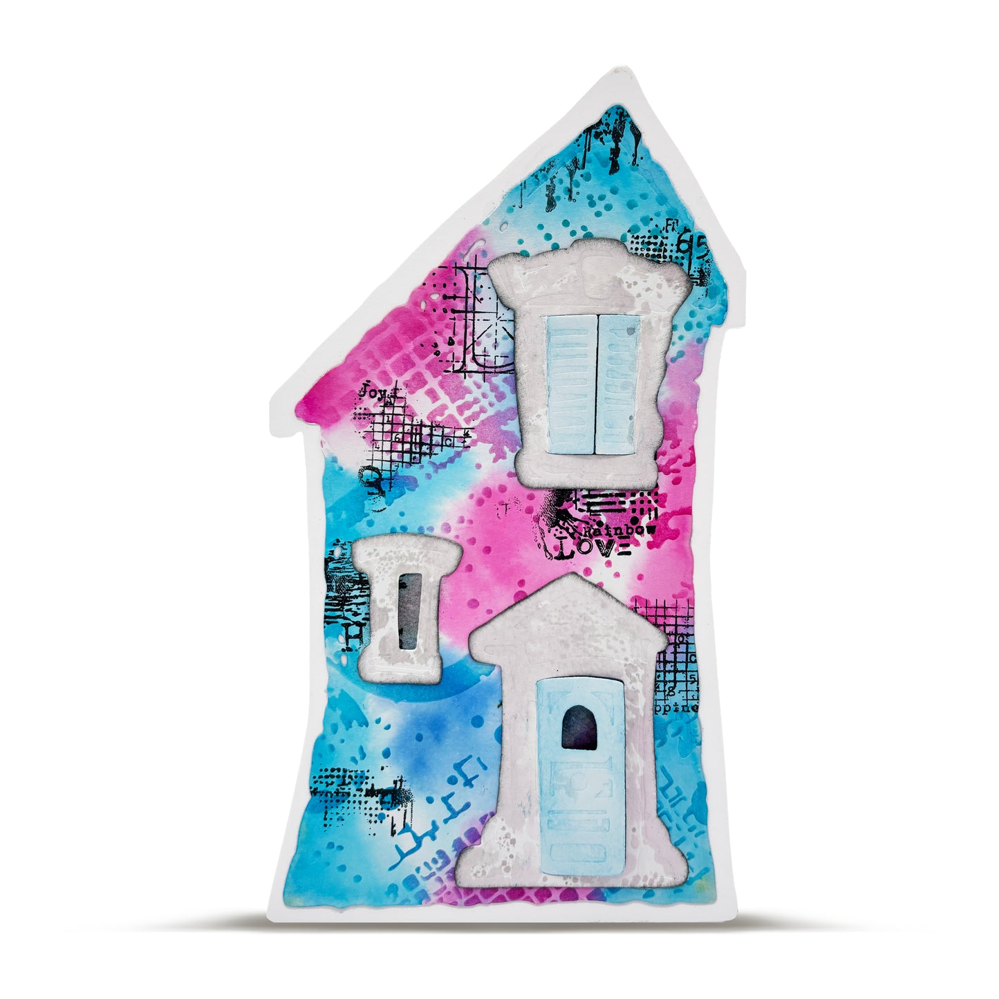 #DI-99 - Die-Cutting Die Set - Topsy-Turvy Home