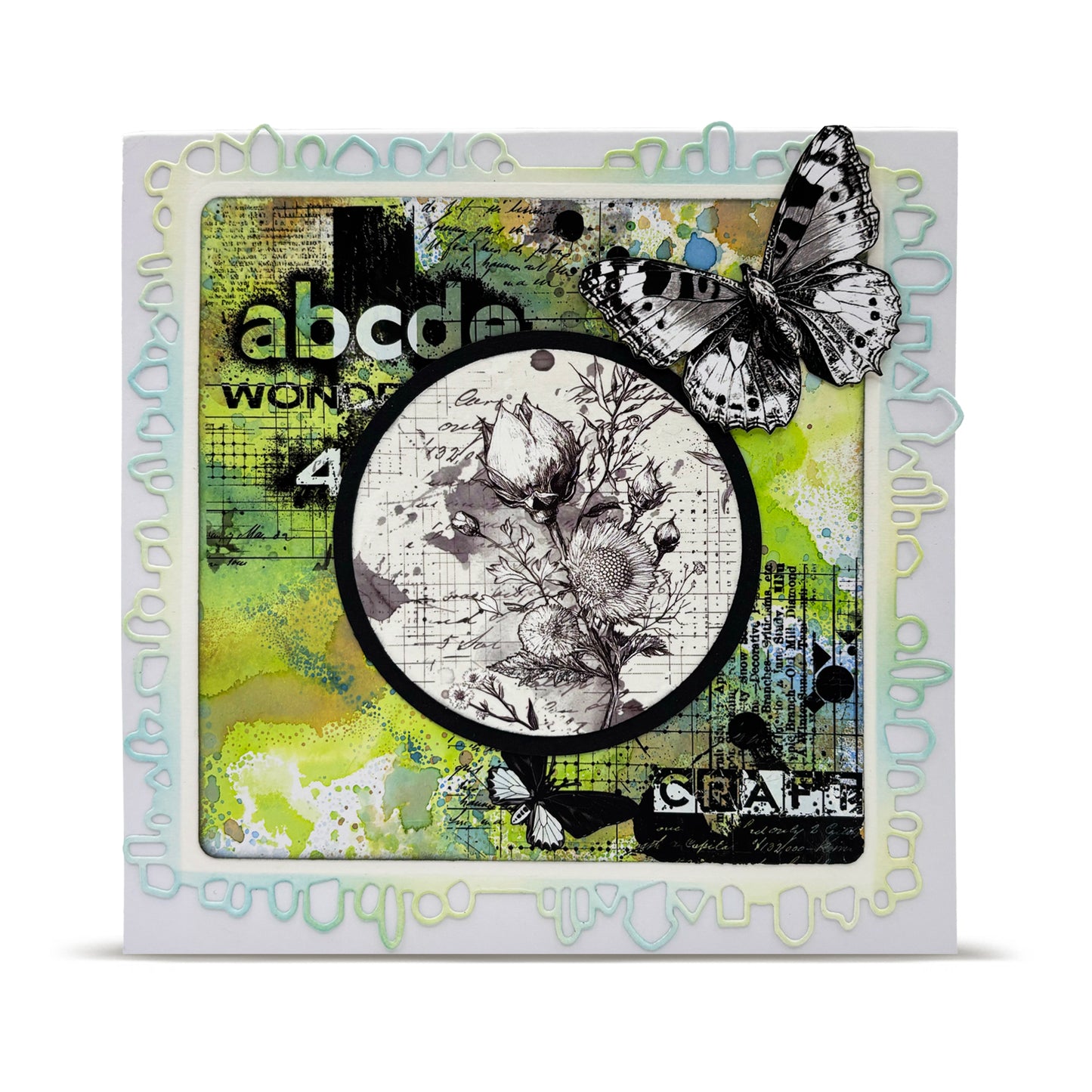 Inkblot Meadow Design Paper & Pollen Drift Ephemera Bundle