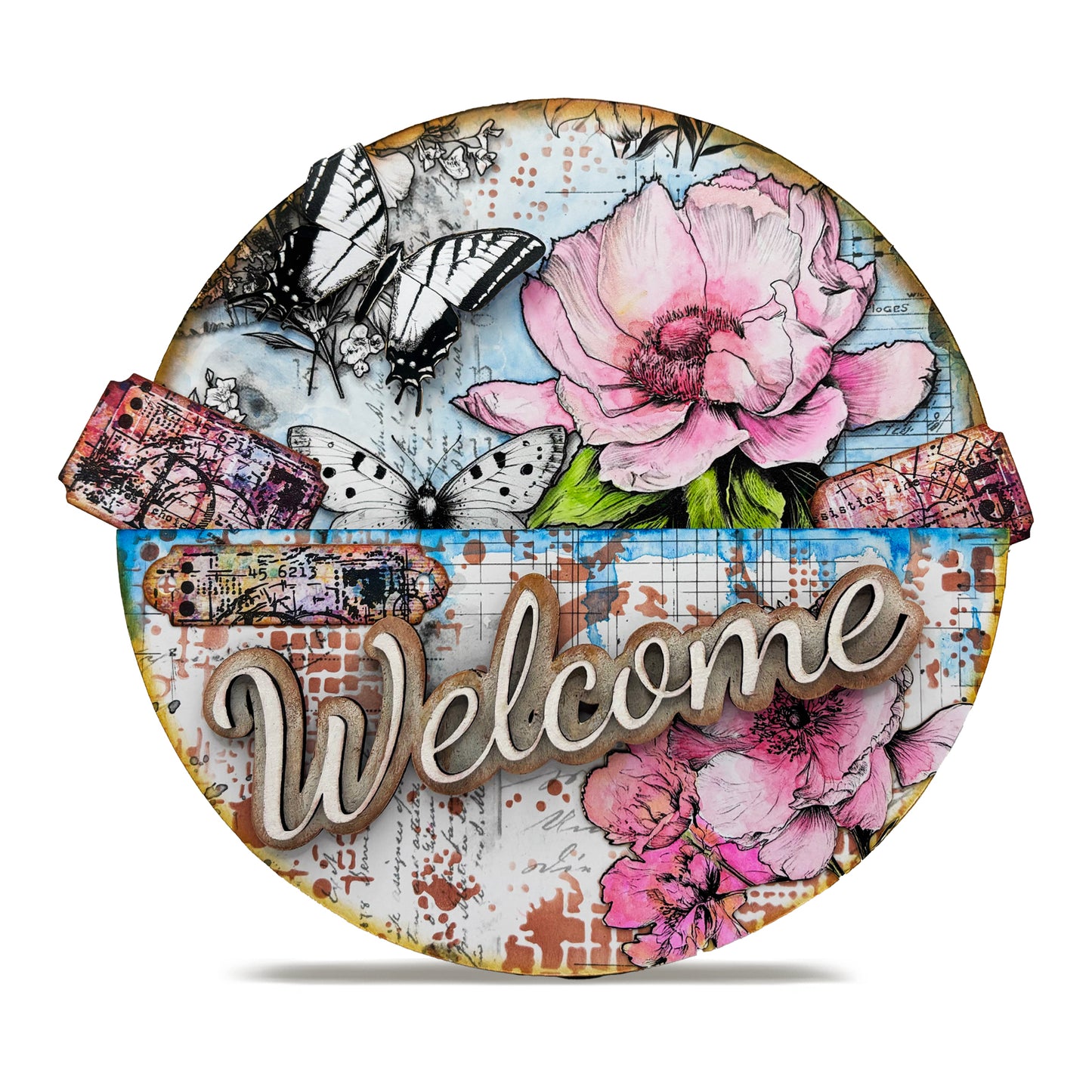 Inkblot Meadow Design Paper & Pollen Drift Ephemera Bundle