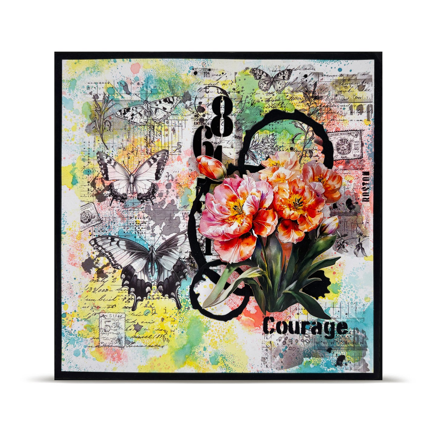 #RO-18 - A5 Rub-Ons - Lyrical Traces