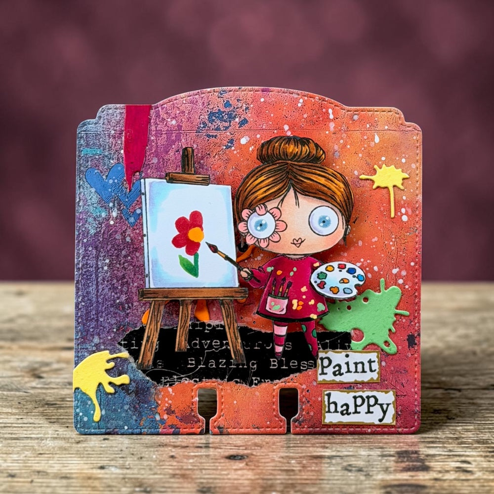 TP-1500 - A7 Stamp Set - Paint Happy